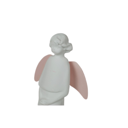 Aniołek Dobroci - biskwitowy - różowe skrzydła