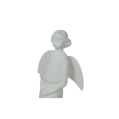 Aniołek Dobroci - biskwitowy - białe skrzydła